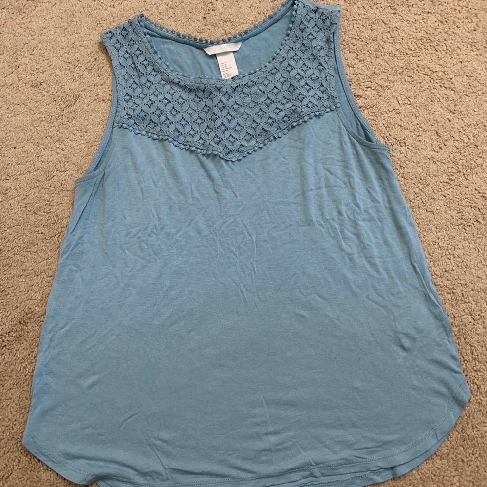 Light blue tank top
